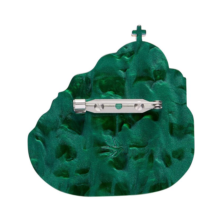 ERSTWILDER - " Santorini Sunsets" Brooch - A GREEK ODYSSEY COLLECTION