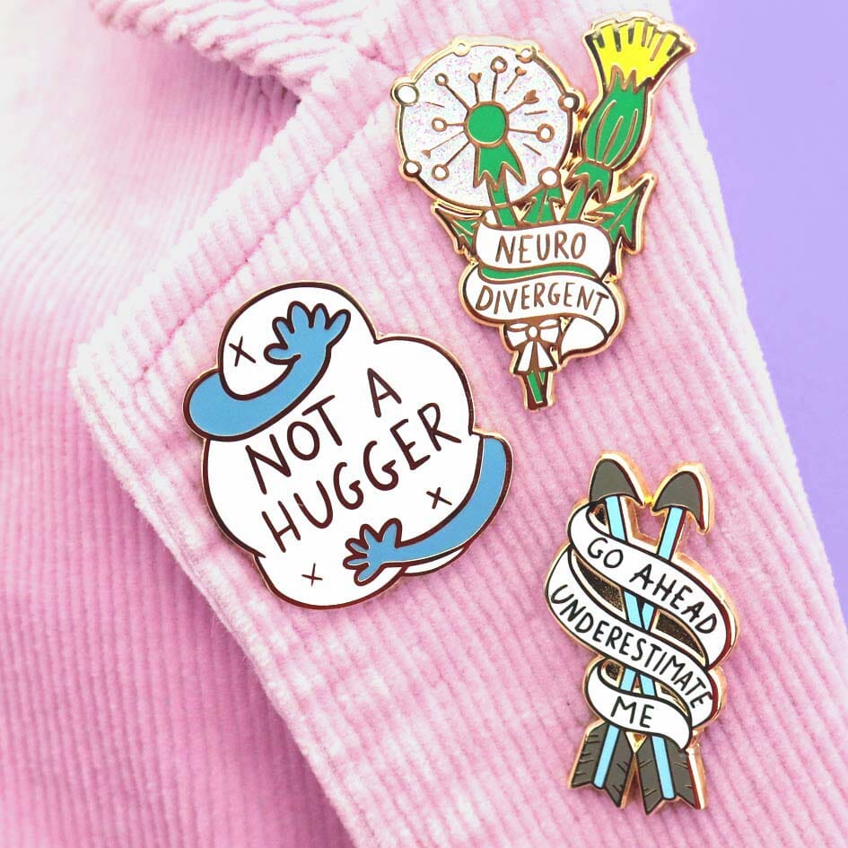 JUBLY-UMPH - "Go Ahead, Underestimate Me" - Lapel Pin