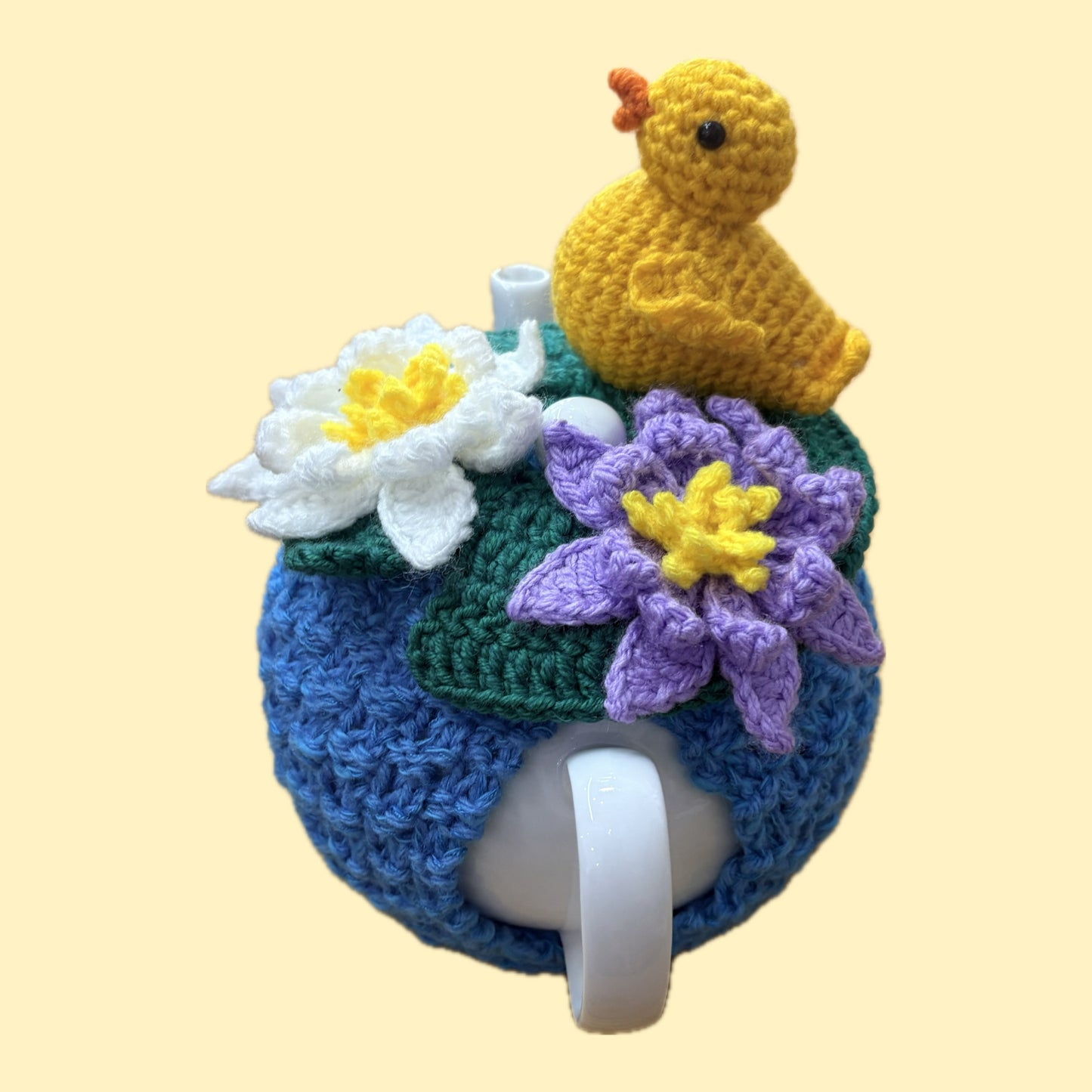 BEAKNITS- CROCHET TEA COSY - Ducky Pond