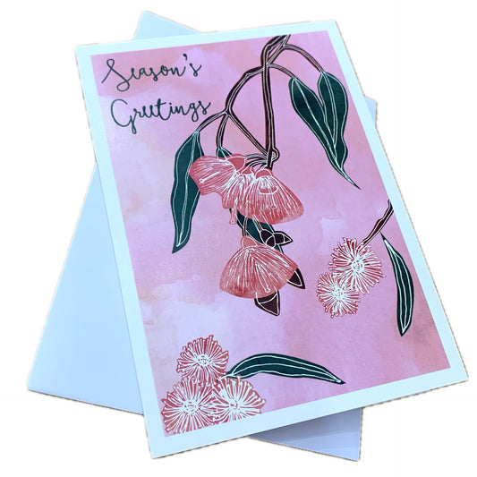 CANDLEBARK CREATIONS - "Gum Blossom Season" Australiana Single Cards
