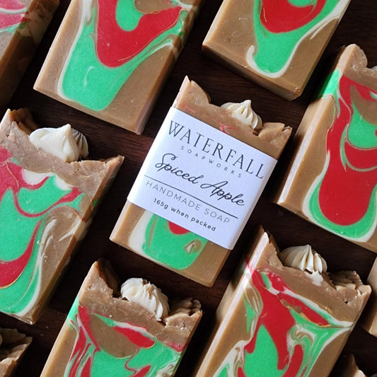 WATERFALL SOAPWORKS- Spiced Apple Handmade Soap