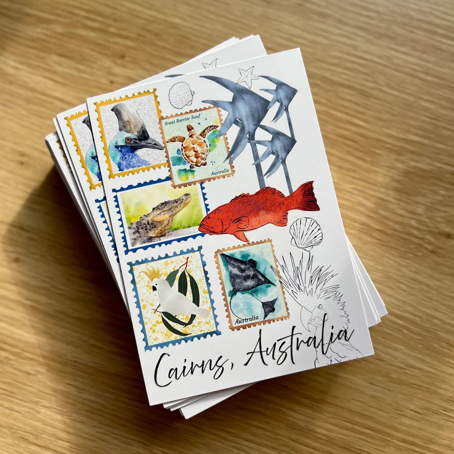 ESZTER'S CREATIONS- Cairns, Australia Postcard