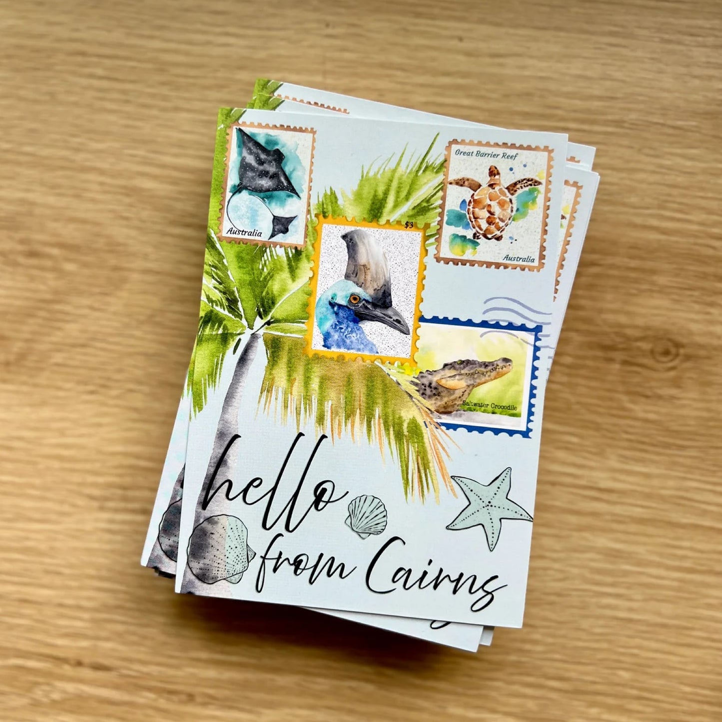 ESZTER'S CREATIONS- Hello from Cairns Postcard