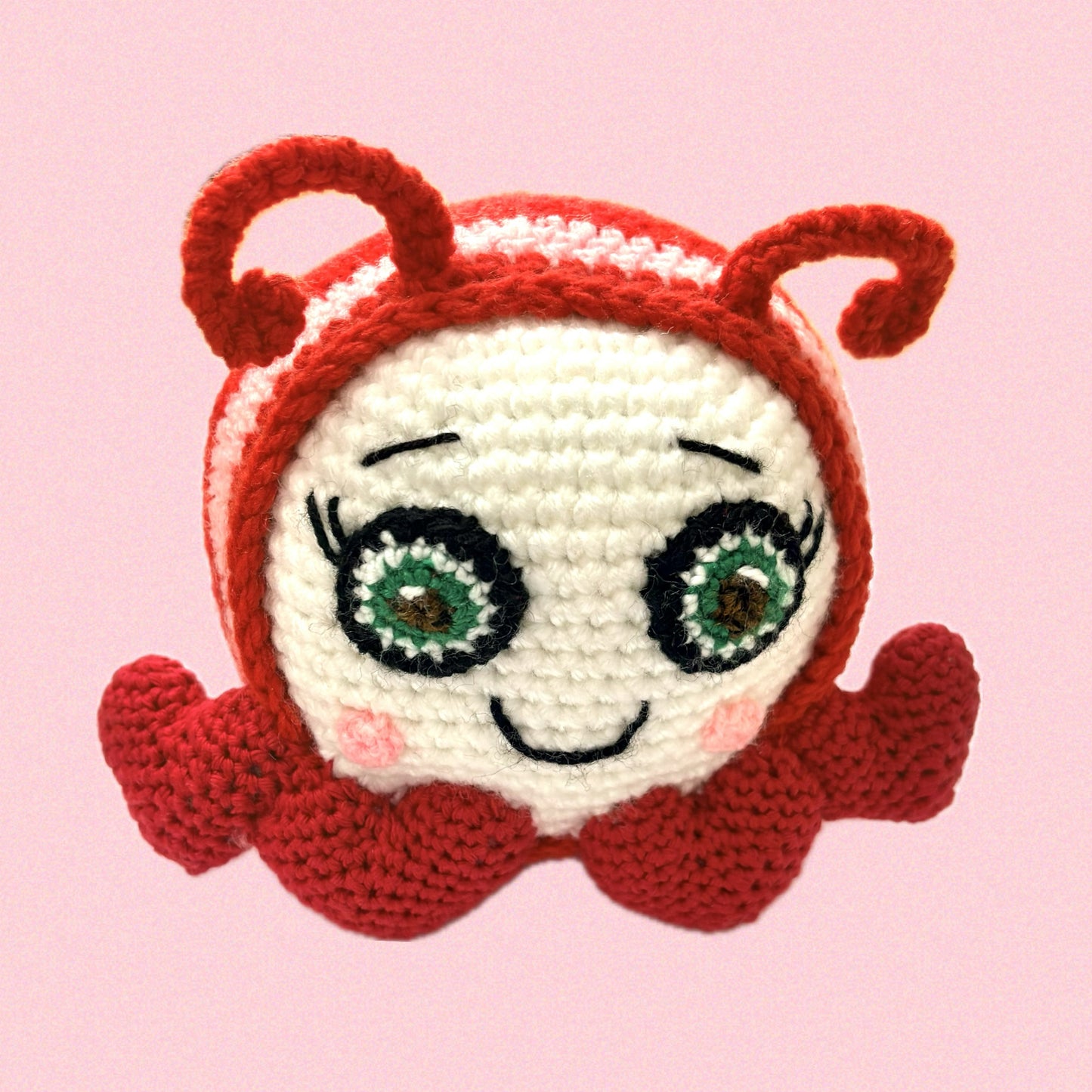 HOOKED BY JEN- Love Bug Crochet Toy