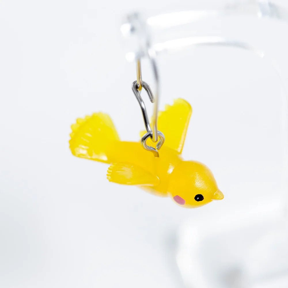 CLAIRE ISHINO- Lucky Bird Earrings - Happy Yellow