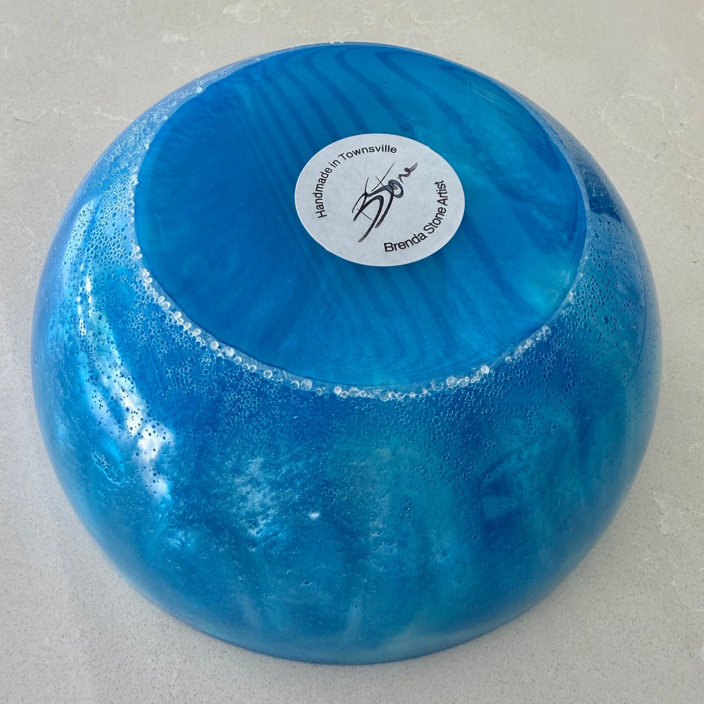 BRENDA STONE ART - Medium Resin Bowl Shallow 2