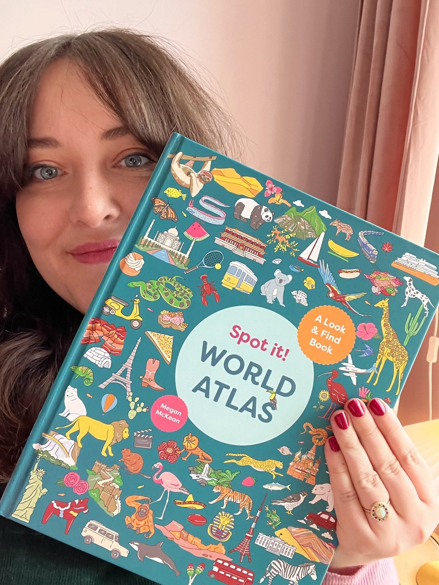 BOOKS & CO- Spot It: Around the World Atlas- By Megan McKean