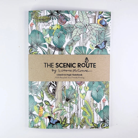 The Scenic Route - "Daintree"- Lined Notebook
