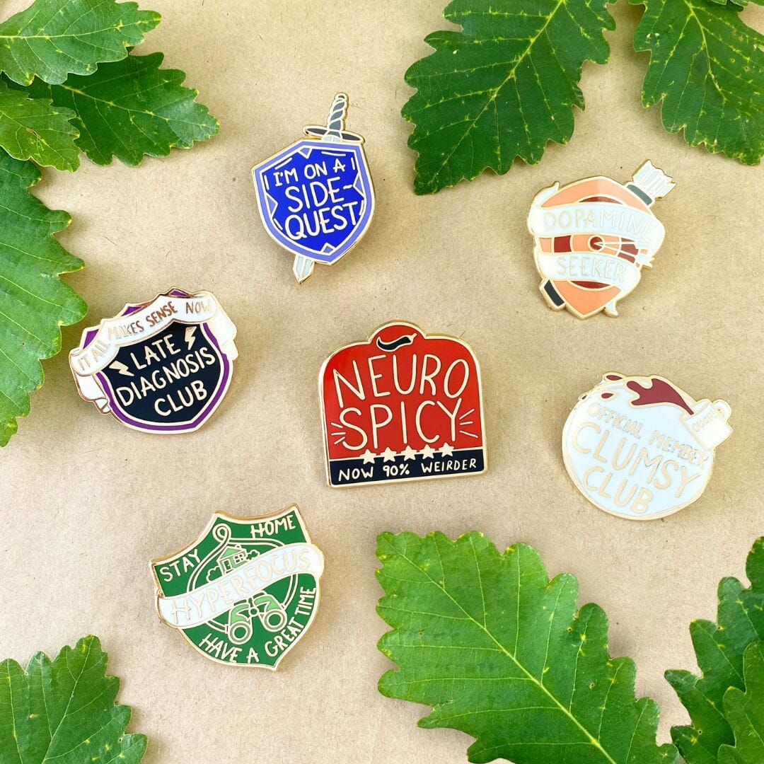 JUBLY-UMPH - "Clumsy Club Official Member" - Lapel Pin