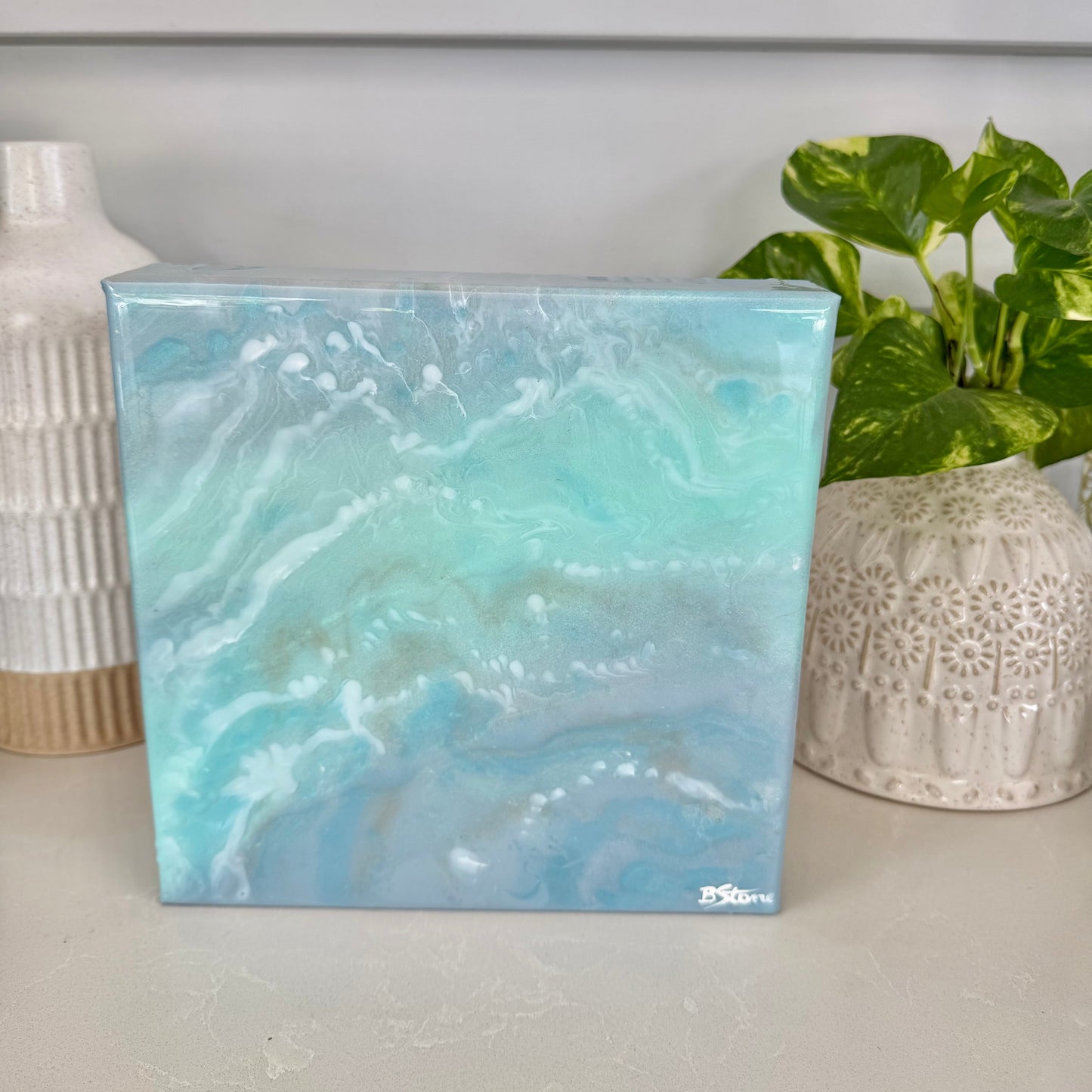 BRENDA STONE ART - 'Seashell Seas' Original Artwork 2