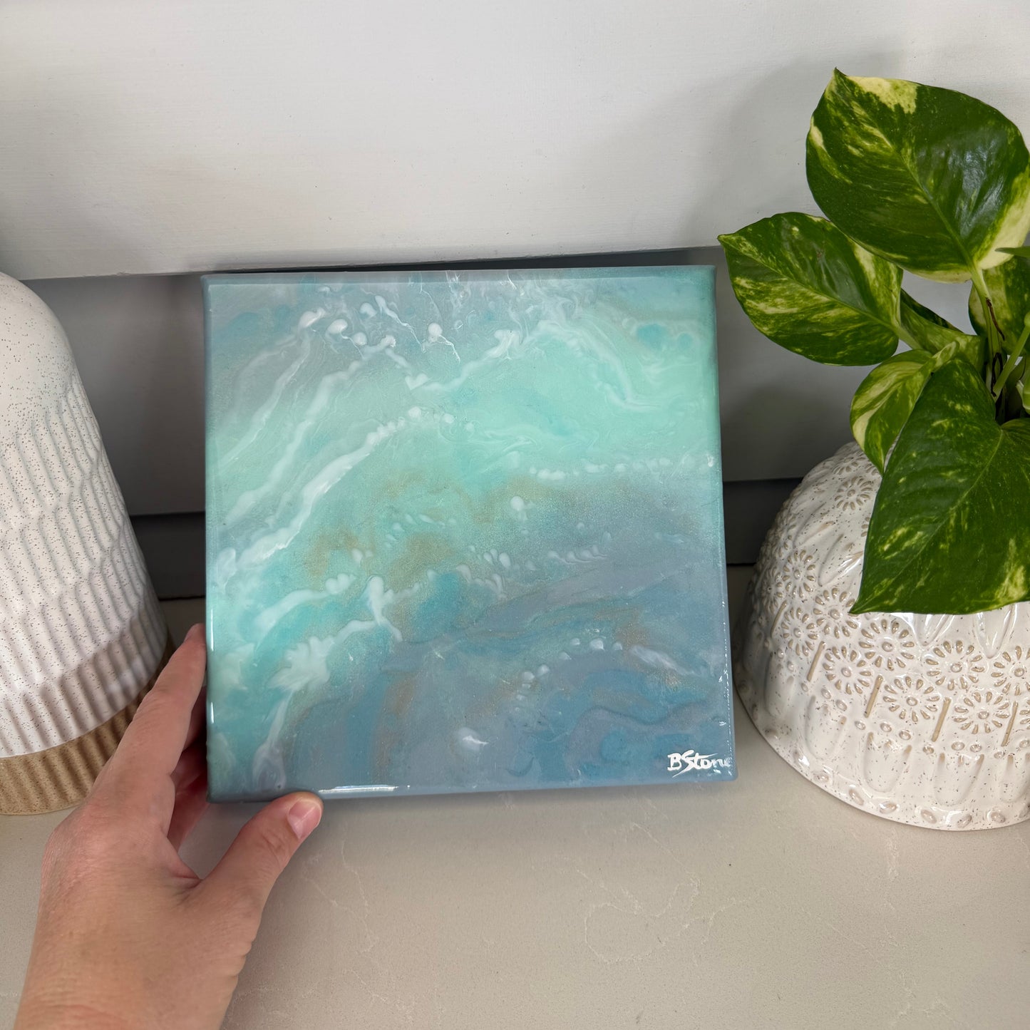 BRENDA STONE ART - 'Seashell Seas' Original Artwork 2