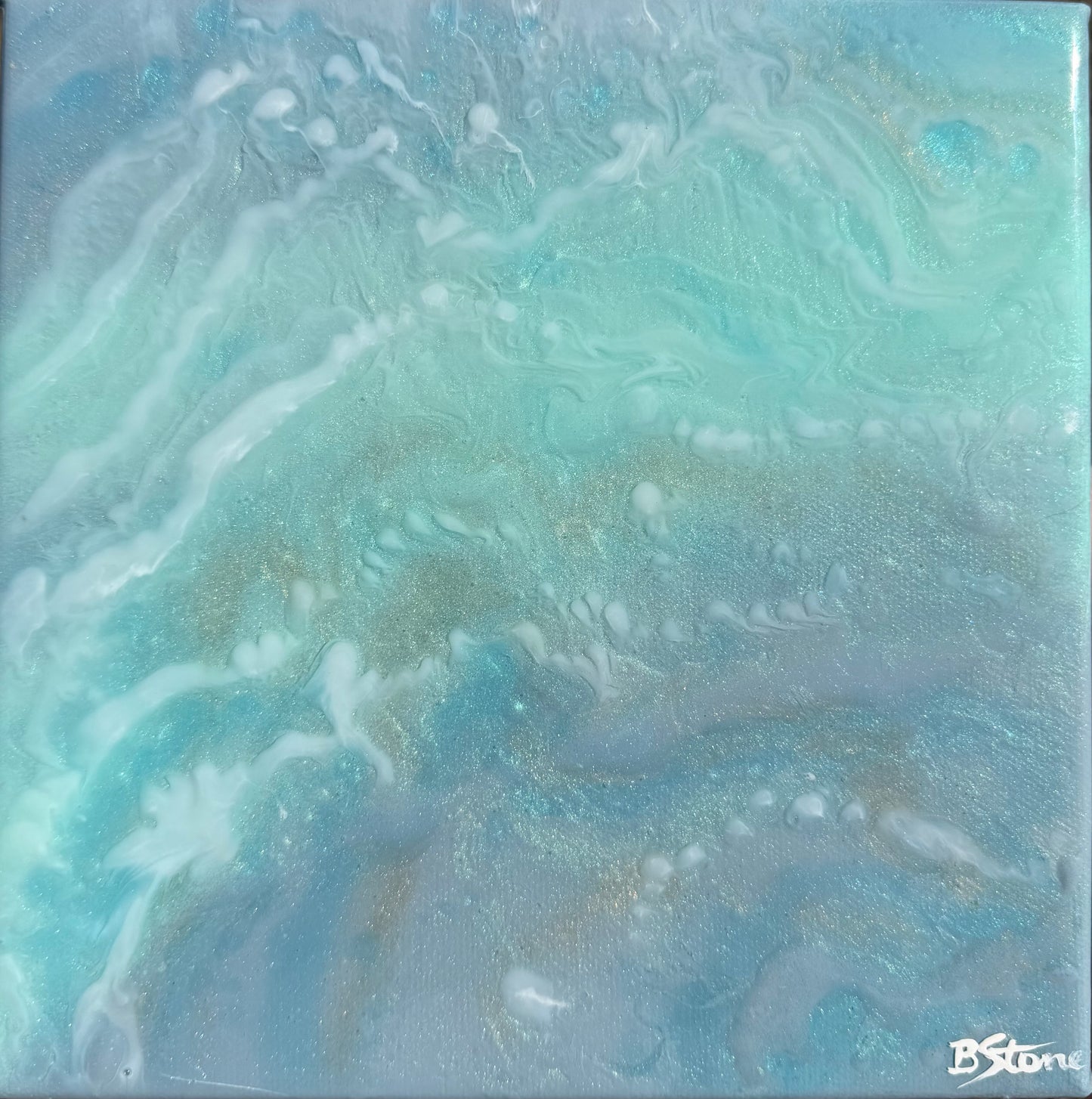 BRENDA STONE ART - 'Seashell Seas' Original Artwork 2