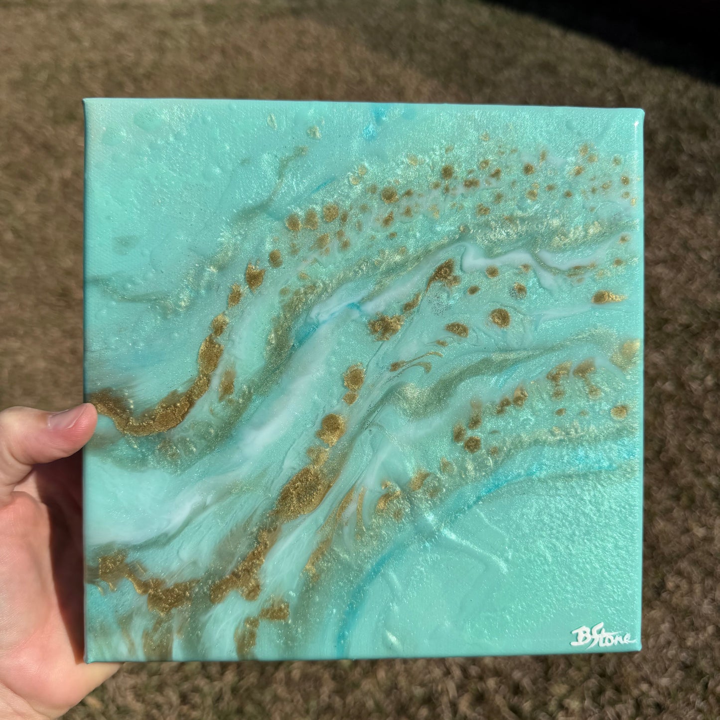 BRENDA STONE ART - 'Reef Flow' Original Artwork 1