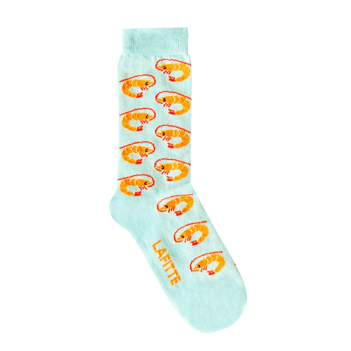 LAFITTE - PRAWN SOCKS - PALE TURQUOISE COTTON