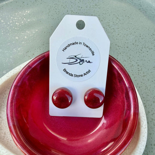 BRENDA STONE ART - Ocean Stud Earrings 7