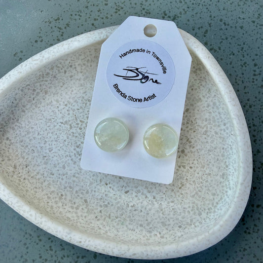 BRENDA STONE ART - Ocean Stud Earrings 13