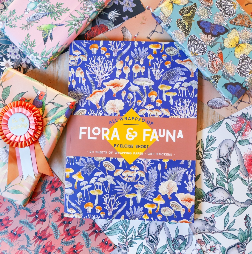BOOKS & CO - ALL WRAPPED UP : FLORA & FAUNA by Eloise Short