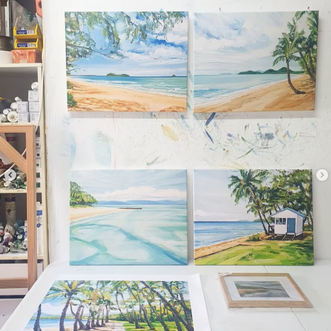 Mark Skelcher Artist - "Fitzroy Island"- Framed Artist Print