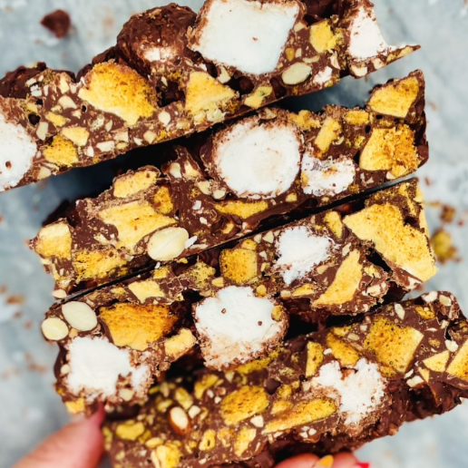 PEBBLY PATH- Honeycomb Highway Rocky Road- 200g