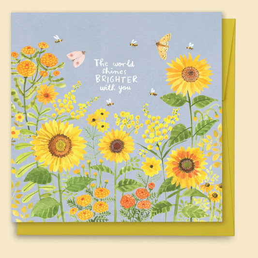 PAPERNEST - "The World Shines Brighter" Greeting Card