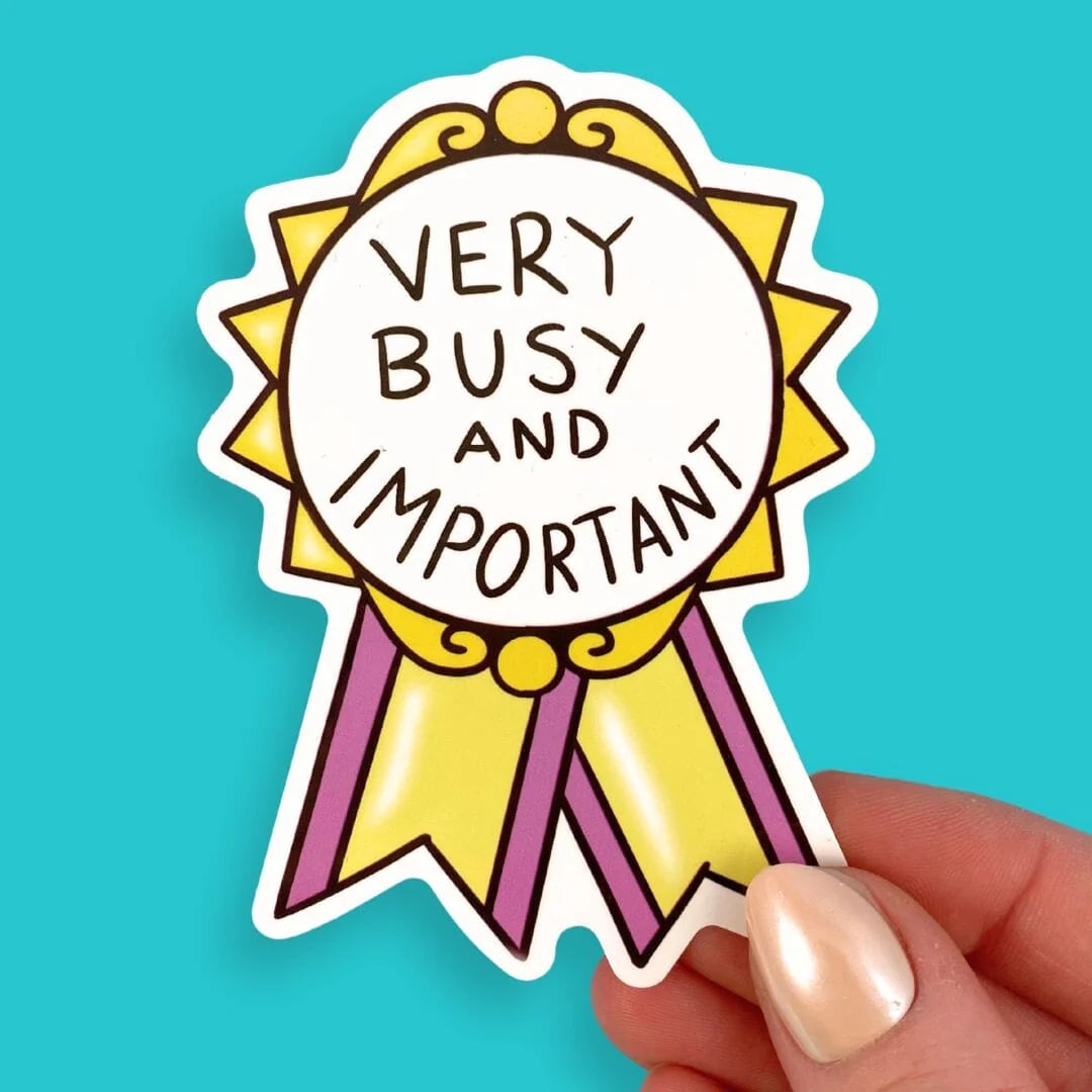 JUBLY-UMPH - "Very Busy And Important" - Sticker