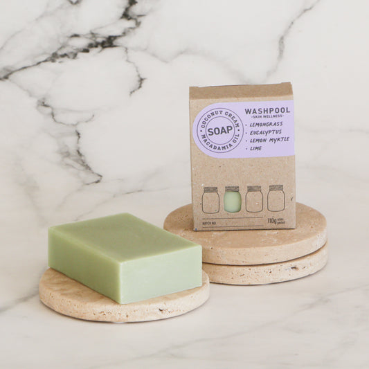 WASHPOOL SUPPLY CO- Lemongrass, Lime, Lemon Myrtle, and Eucalyptus Coconut Cream Soap