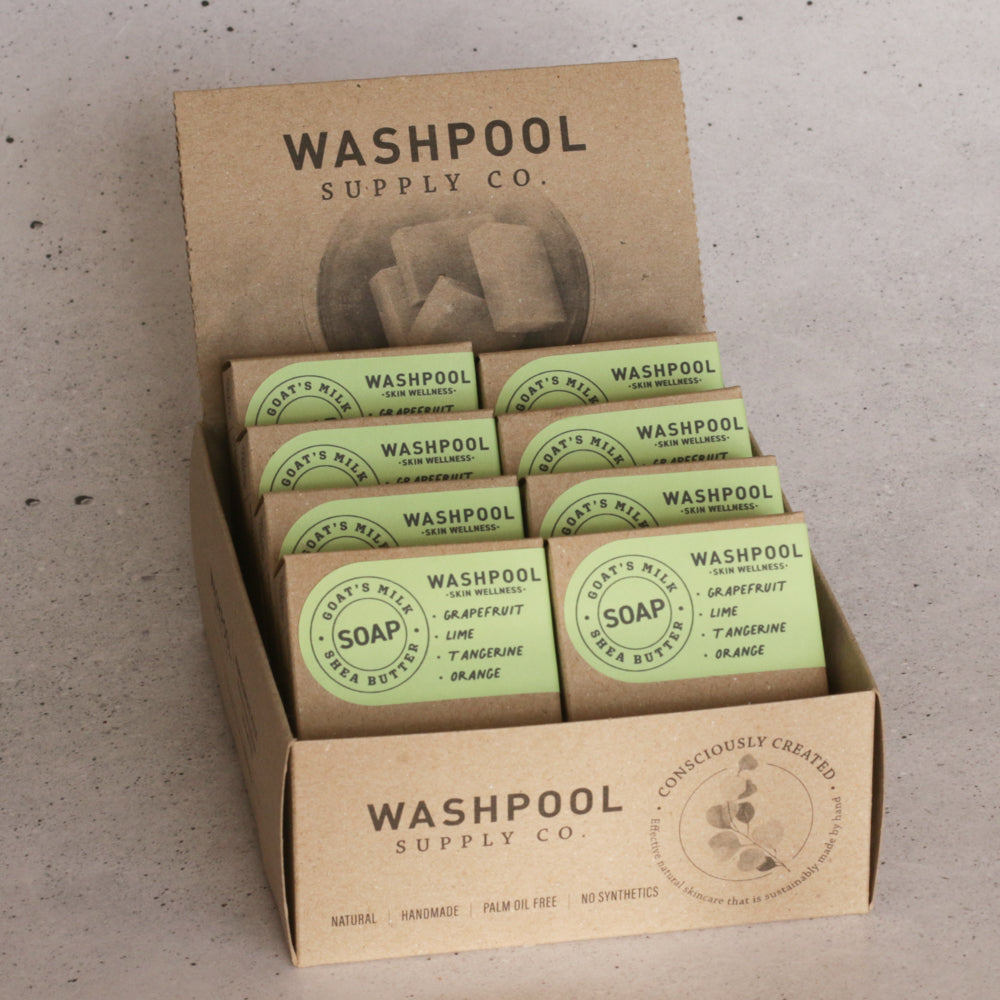 WASHPOOL SUPPLY CO- Grapefruit, Lime & Tangerine Goat's Milk Soap