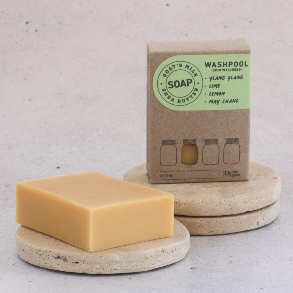 WASHPOOL SUPPLY CO- Ylang Ylang, Lemon, Lime May Chang Goat's Milk Soap