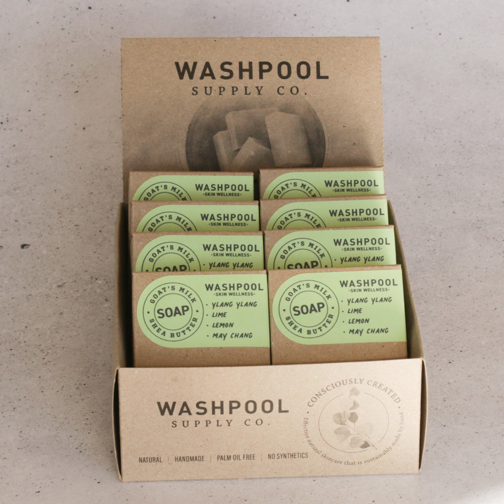WASHPOOL SUPPLY CO- Ylang Ylang, Lemon, Lime May Chang Goat's Milk Soap