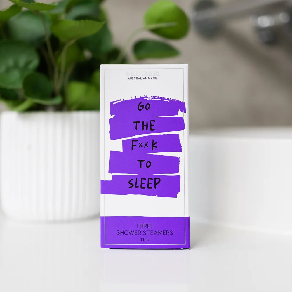 WILD EMERY - Go The F**k To Sleep - Shower Steamer 3 Pack