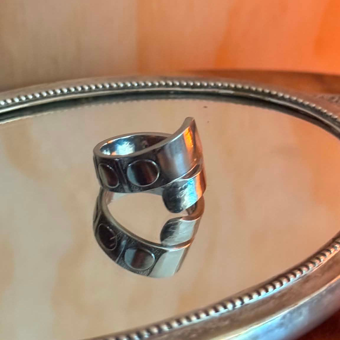 MOLLY MADE - Grosvenor Spoon Handle Wrap Ring