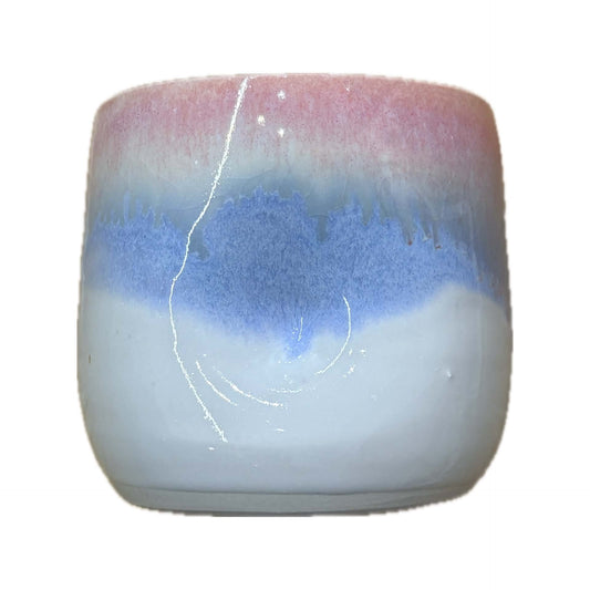 EARTH BY HAND- Hug Mugs- Pink & Blue Glaze