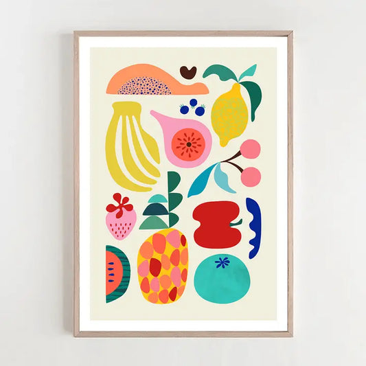 3 BIRDIES STUDIO- "Summer Fruit" A5 Art Print
