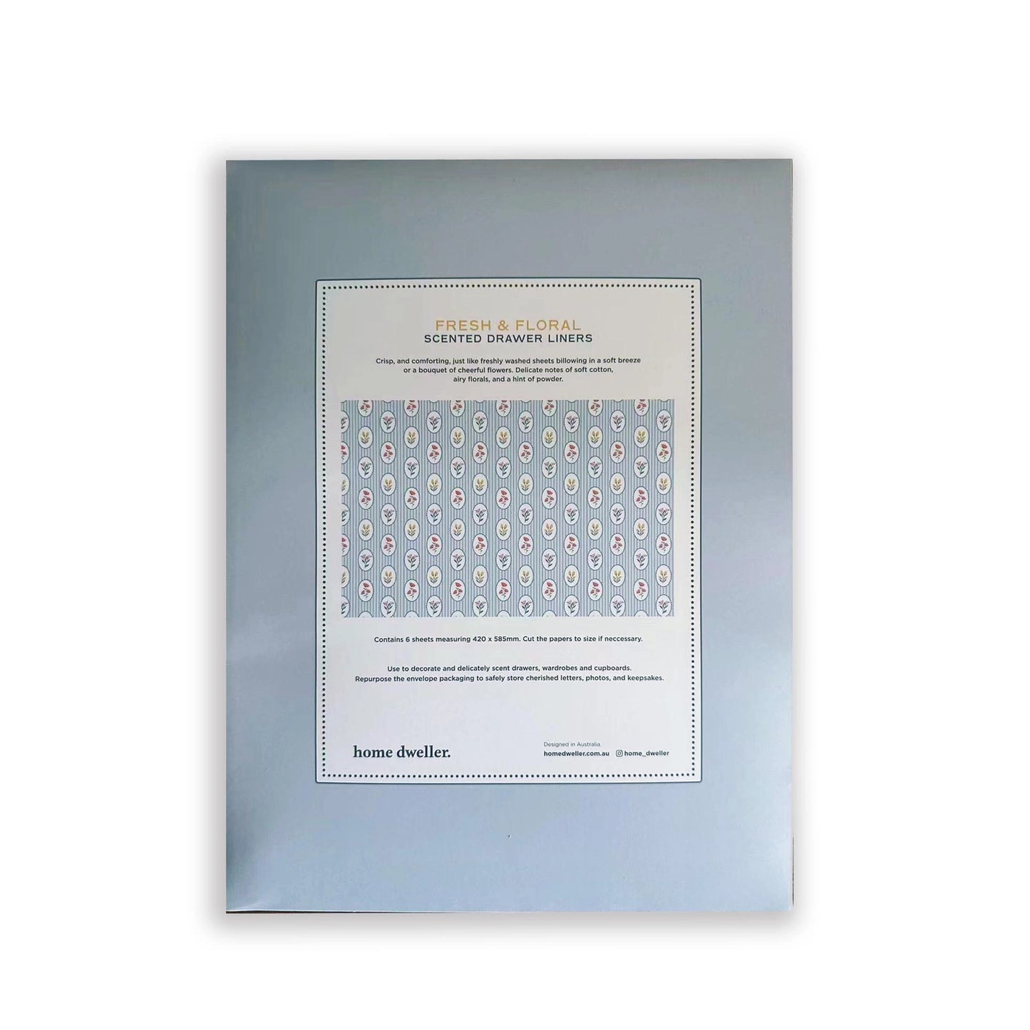 HOME DWELLER - Scented Drawer Liners - Fresh and Floral