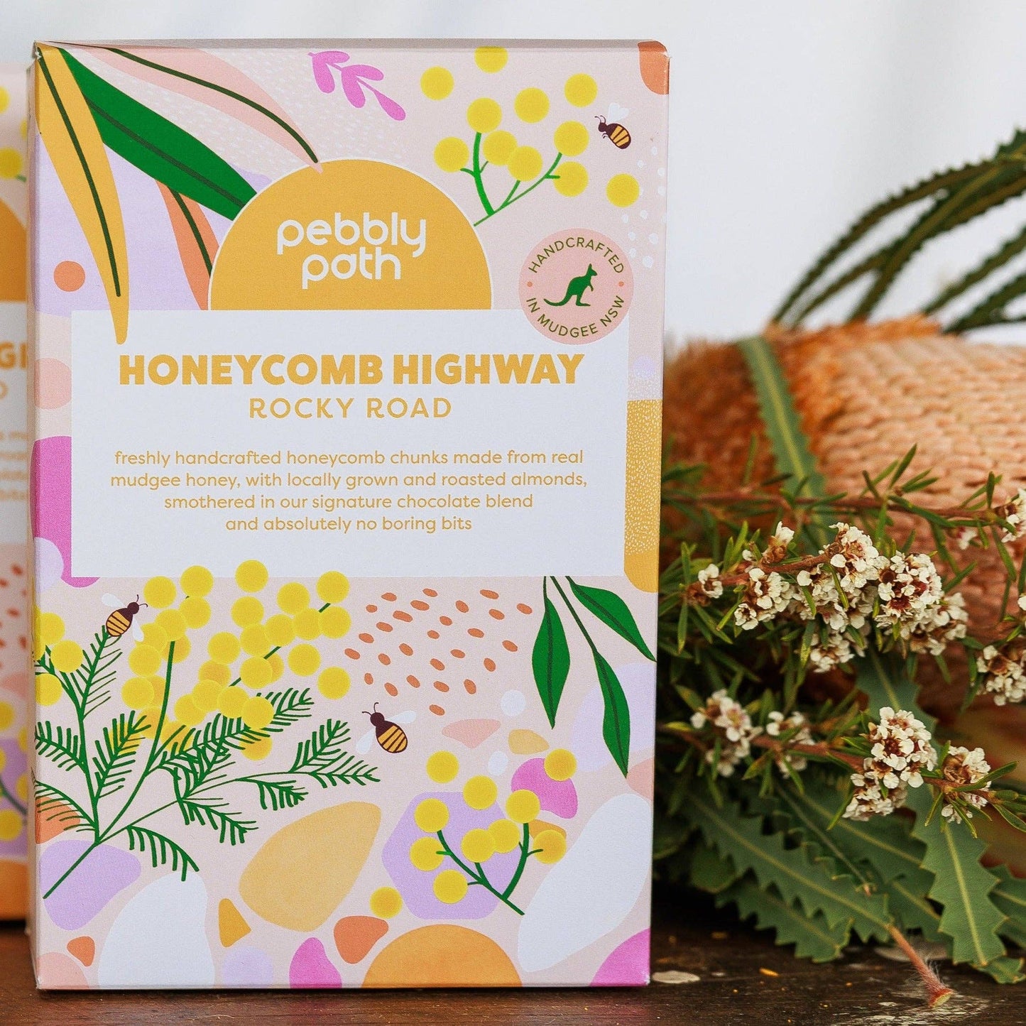 PEBBLY PATH- Honeycomb Highway Rocky Road- 200g