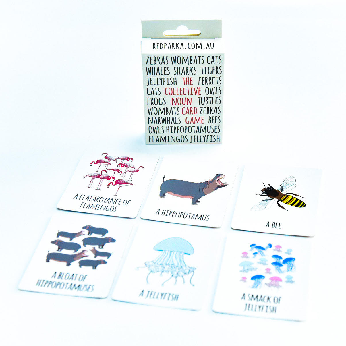 RED PARKA - THE COLLECTIVE NOUN GAME - CARD GAME