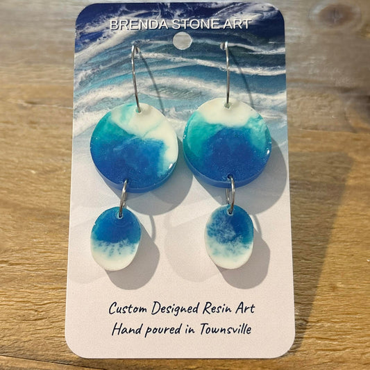 BRENDA STONE ART - Rockpools Hoop Earrings 2