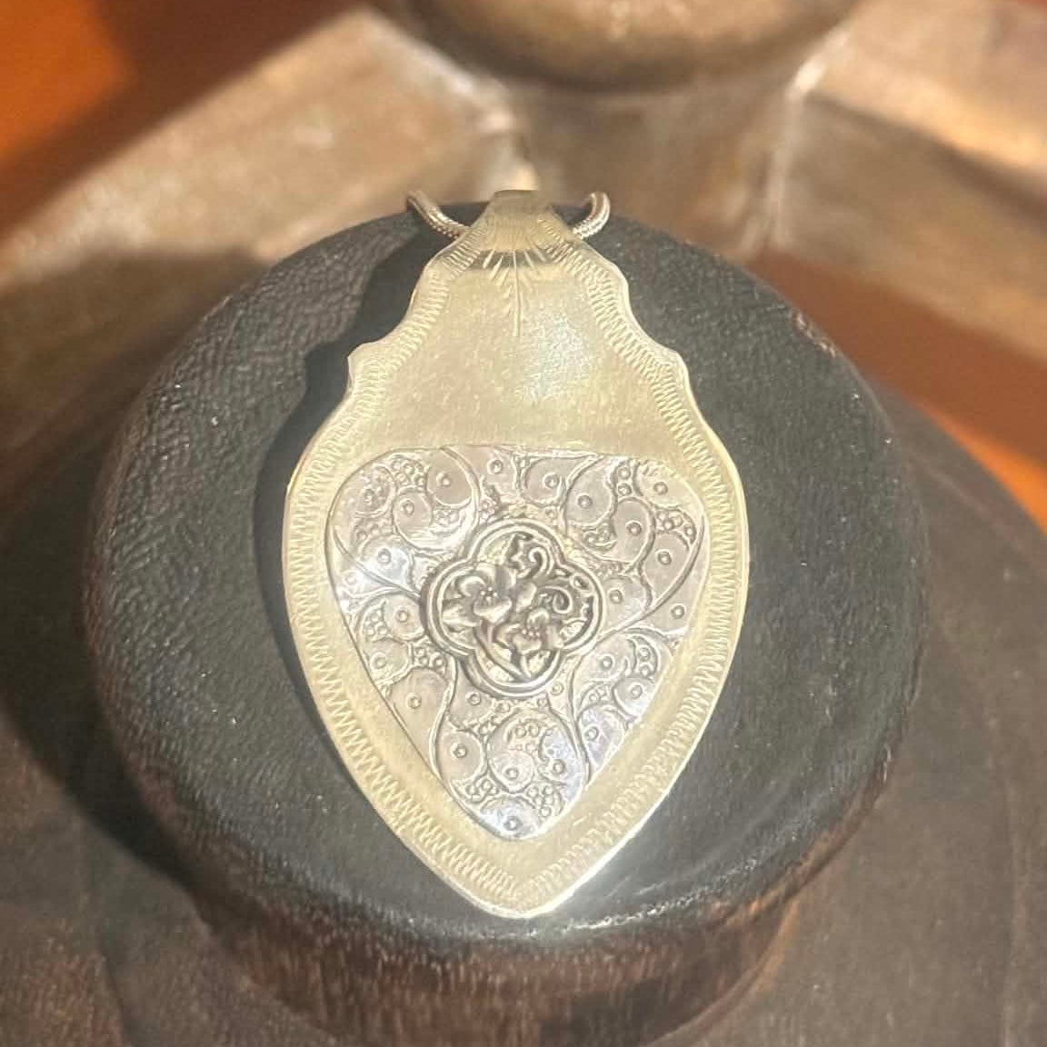 MOLLY MADE- Vintage Jam Spoon Bowl Pendant Necklace