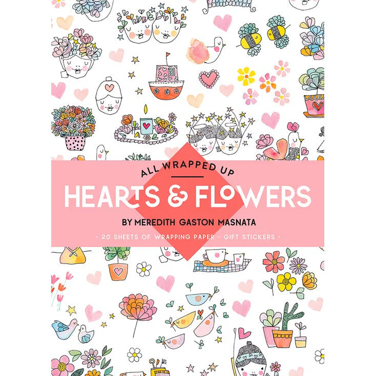 BOOKS & CO - All Wrapped Up: Hearts & Flowers By Meredith Gaston Masnata