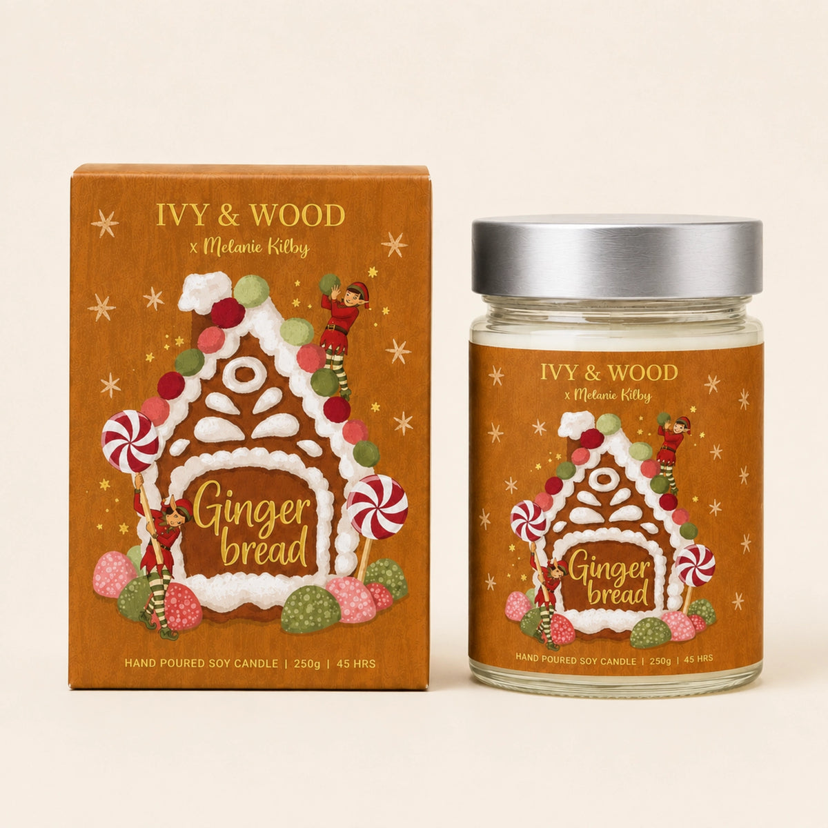 IVY & WOOD - "Gingerbread"-Limited Edition Christmas Candle