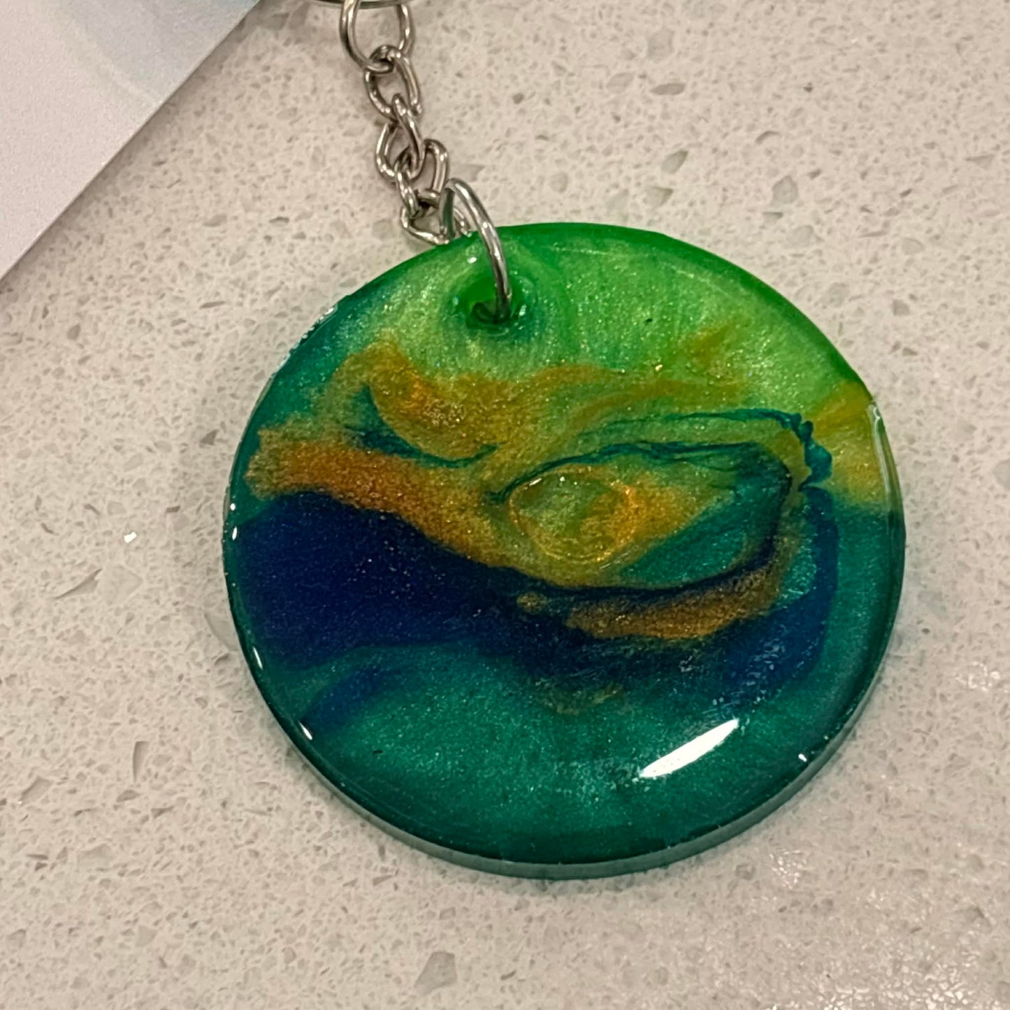 BRENDA STONE ART - Resin Ocean Keyring 1