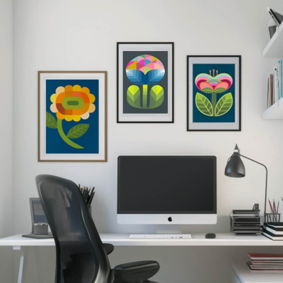 CLAIRE ISHINO- SMALL LIMITED EDITION A5 PRINTS- Flower at Night