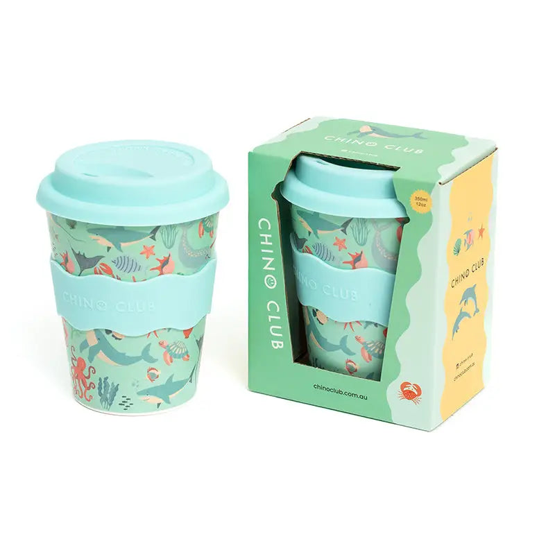 CHINO CLUB- Adult Reusable Cup 12 oz - Ocean
