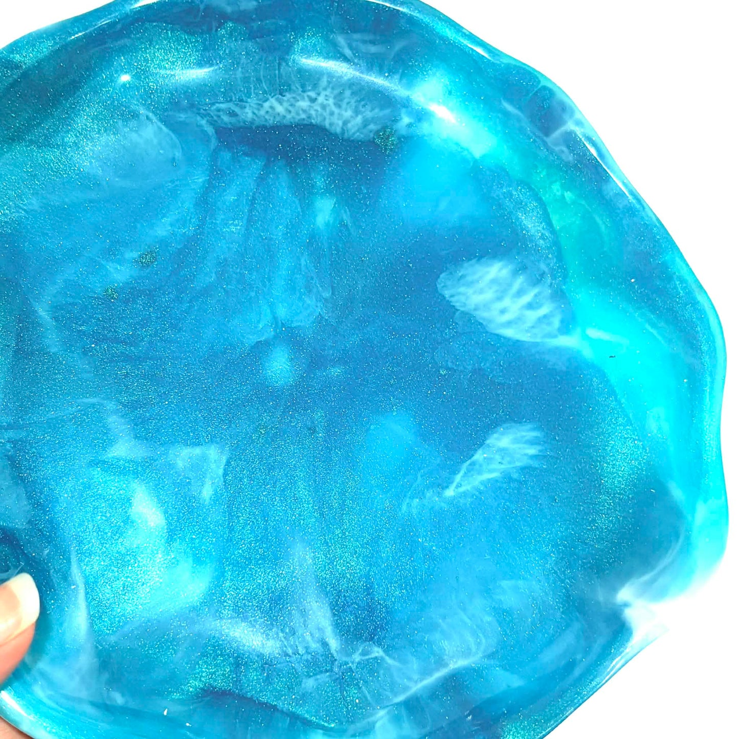 BRENDA STONE ART - Round Rockpool Resin Plate 3