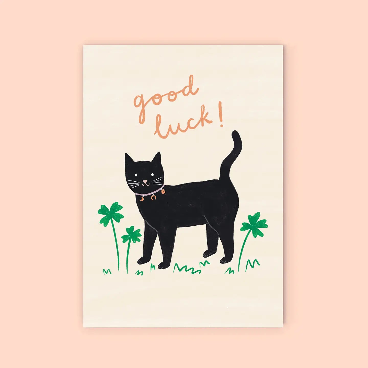 LAUREN SISSON STUDIO- "Good Luck" - Blank Greeting Card