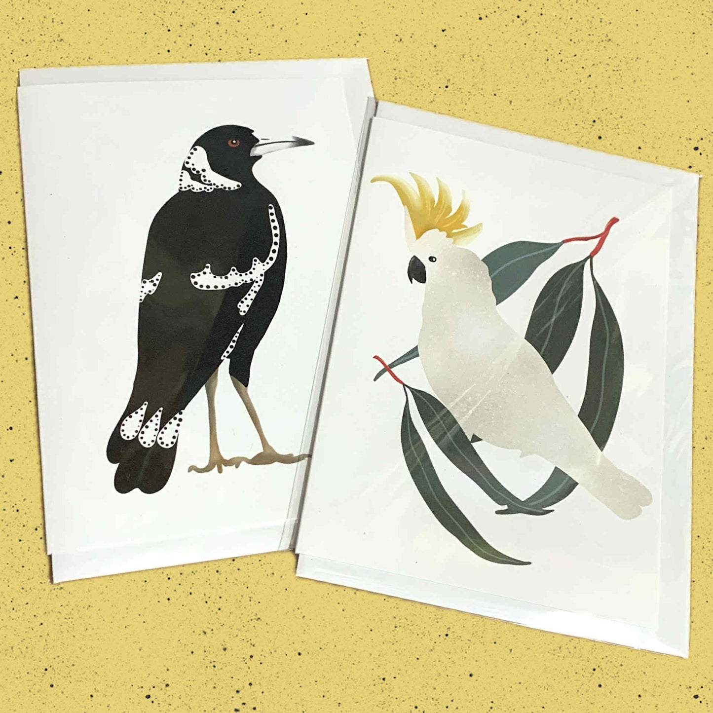 ESZTER'S CREATIONS- "Magpie"- Greeting Card