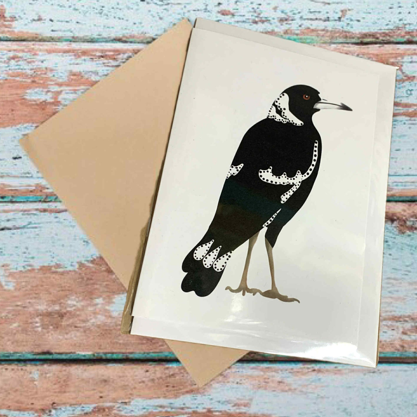 ESZTER'S CREATIONS- "Magpie"- Greeting Card