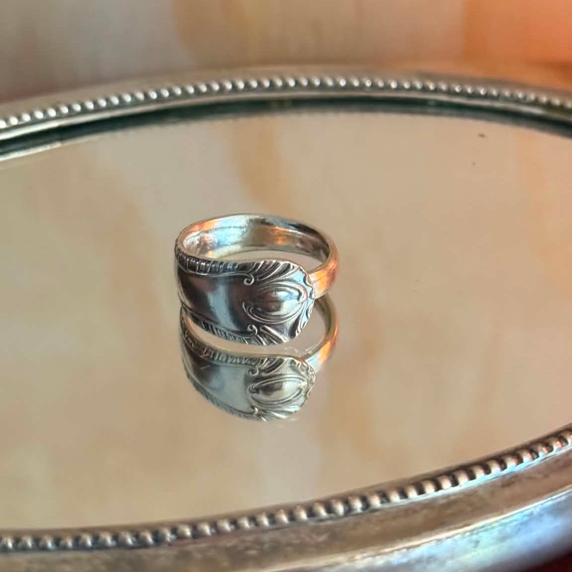 MOLLY MADE - Vintage Sheffield Cake Fork Handle Ring