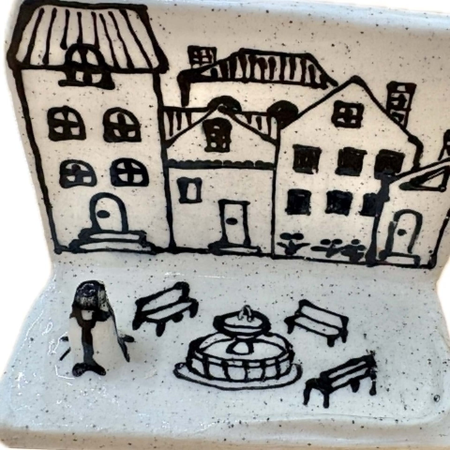 BELOVED POTTERY - Village - Antiques House Jewelry Holder