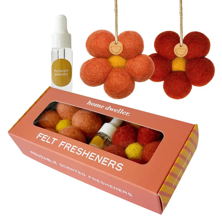 HOME DWELLER - Felt Fresheners - Flower Garden